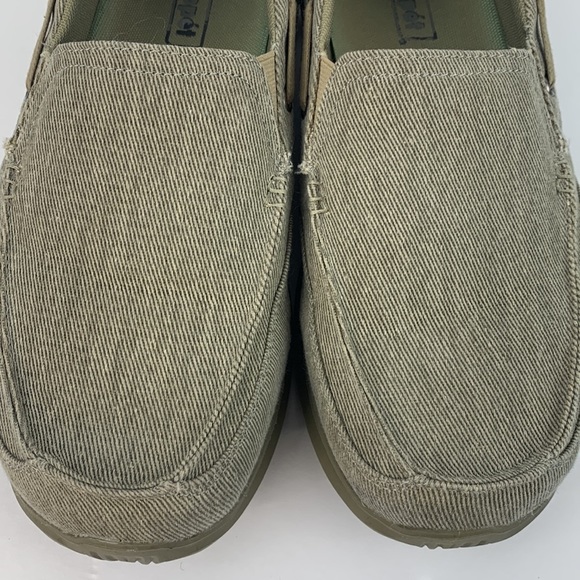 Propet mens tan canvas slip on shoes size 9 XX(5E) - Picture 6 of 12